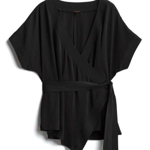 kimono wrap blouse